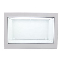 Écran LCD transparent 1080p, écran tactile, boîte, mise au point automatique, prise en charge de plusieurs systèmes d'exploitation, installation sur pied, certifié CE pour les événements