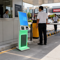 Terminal de commande et de paiement automatique tactile de 21,5 pouces pour la commande rapide en libre-service dans les parkings/restaurants