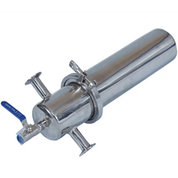 Nouveau boîtier de filtre à vapeur en acier inoxydable 304/316L de qualité alimentaire Kosma, poli électrolytiquement, pour air chaud et gaz, sinterisé