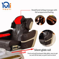 Fauteuil de pédicure en fibre de verre avec massage par airbag à main robotisée 6D, pompe magnétique, fauteuil de pédicure électrique pour doublures jetables