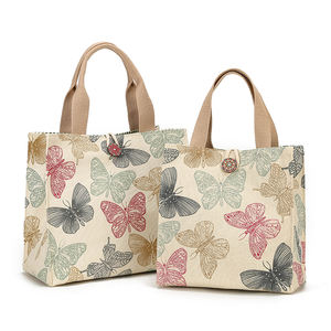 Bolsa refrigeradora con aislamiento lavable reutilizable con impresión de logotipo personalizado, bolsa refrigeradora para llevar el almuerzo para alimentos - Product Image 5