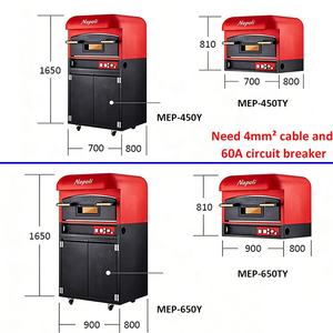 Horno Eléctrico Comercial para <span class=keywords><strong>Pizza</strong></span> de Italia, Horno Eléctrico de Sobremesa para Cafetería y Pizzería - Product Image 6