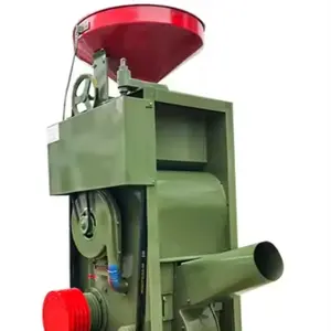 Máquina pulidora de cáscara de arroz para uso doméstico, rodillo de goma y rodillo de hierro combinado, máquina descascaradora de arroz SB10