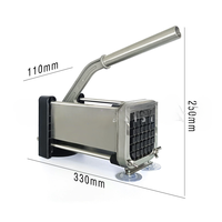 Hot Sell Fruit Groente Aardappelsnijder Chips Rvs Handmatige Friet Cutter
