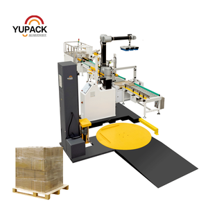 Érecteur de caisses automatique intégré à la fin de la ligne et palettiseur robotisé. Une solution transparente pour l'étanchéité et le scellement - Product Image 4