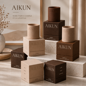 AIKUN Aromatherapy Scented <b>Candles</b> Natural Soy Wax Modern Design Handmade Thanksgiving Christmas Ceramic <b>Candle</b> - Product Image 2