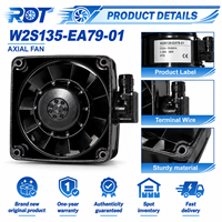 Ventilateur axial de refroidissement AC pour armoire de commande électrique W2S135-EA79-01 230V 172x150x38mm 45W 2800RPM pour ventilation de boîtier de commande