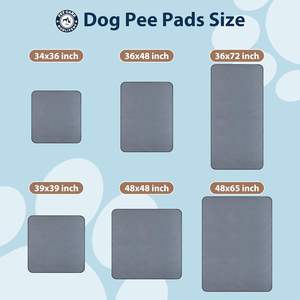 2025 Großhandel Bestseller Gesteppte Umweltfreundliche Waschbare Trainingsunterlagen für Haustiere Wiederverwendbare Wasserdichte Welpen Pinkelunterlagen - Product Image 6