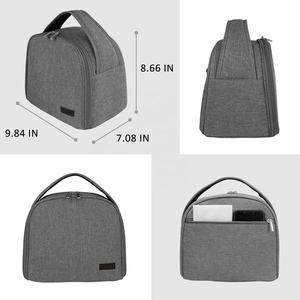 कस्टम लोगो पोर्टेबल पुनः प्रयोज्य थर्मल इन्सुलेट बड़े टोट बेटो लंच बैग आधुनिक पर्यावरण अनुकूल कूलर बैग गर्म रखने वाले पिकनिक बैग - Product Image 6