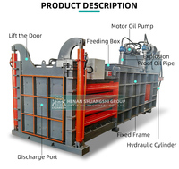 Presse à balles hydraulique automatique pour pneus usagés, 200 tonnes, robuste, pour la vente