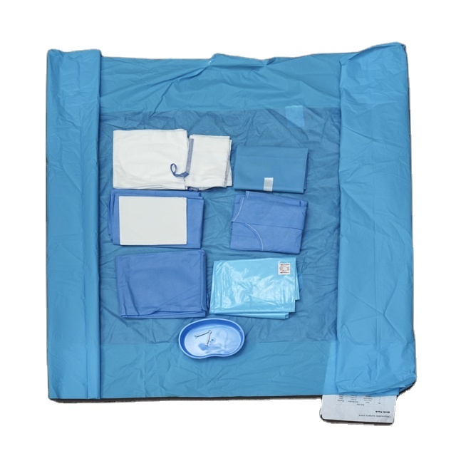 Factory Direct Sale Customized Medical Disposable Surgical Delivery Pack Sets Sterile Birth Pack FULLGUARD CE Certified