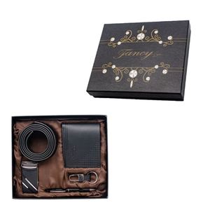 Men's Christmas <b>Watch</b> Wallet Belt Pens Luxury Set Gift With Box - Product Image 1