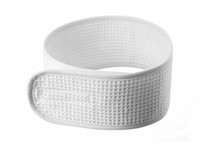 Bandeau gaufres de spa visage en coton, logo personnalisé, bandeau avec fermeture velcro réglable, pour salon de beauté et douche, pouces