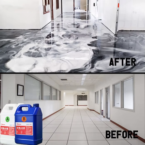 Rivestimento per pavimenti con pigmenti metallici lucidi, pavimentazione epossidica metallica rapporto 3:1 per magazzini - Product Image 3