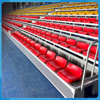 Siège de stade pour gradins sièges de stade fixes extérieur/intérieur rétractable Tribune chaise école tribune pliante
