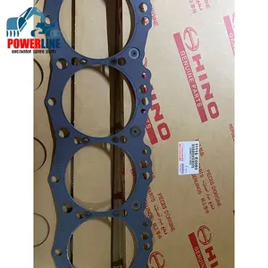 Suku cadang mesin kualitas tinggi J08E paking kepala silinder gasket untuk Hino