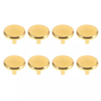 Piezas de reloj de pared DIY: cabezal de metal dorado y herramienta de montaje