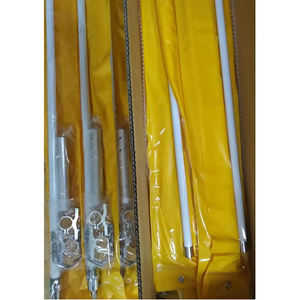 Antena Omnidireccional de Fibra de Vidrio Blanca para Estación Base de 1090 MHz y 10dBi para Exteriores con Conector N-hembra - Product Image 6