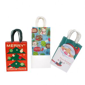 Bolsas de Regalo de Papel Navideñas de Buena Calidad en Oferta - Product Image 1