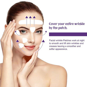 Batidos impermeables de alta calidad Tiras para eliminar arrugas faciales 144 parches antiarrugas - Product Image 2