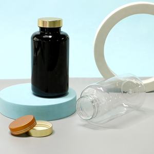 Suplemento en polvo cápsula tableta 150ml botella de PET de grado alimenticio botella de plástico de Color personalizado con tapa metálica de Color personalizado - Product Image 2