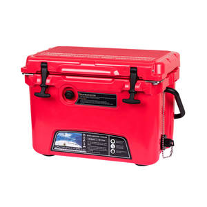 Glacière isotherme KUER-C 20 Roto-Molded de 20 litres pour camping en extérieur, jaune, forme rectangulaire - Product Image 2