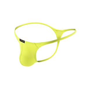 Slip Bikini a vita bassa da <span class=keywords><strong>uomo</strong></span> con perizoma in maglia traspirante biancheria intima con Logo in vita semplice - Product Image 4