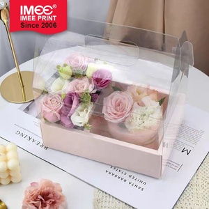 IMEE Bellissima Scatola Trasparente per Fiori e Torte, Contenitore Portatile per Dessert, Ideale per San Valentino e Festa della Mamma - Product Image 3