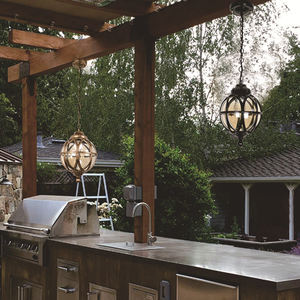 Outdoor Waterproof LED Wall Lamp Gold <b>Garden</b> Chandelier <b>Hanging</b> Porch <b>Light</b> External Wall <b>Light</b> Fixture - Product Image 2