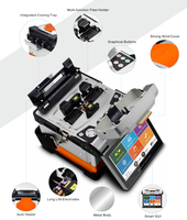 Strong Wind Cover Multi-Function Fiber Holder Fiber Optic Splicing Machine Fusion Splicer