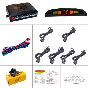 Factory Hot Sale Waterproof Universal <b>Car</b> <b>Reverse</b> <b>Camera</b> 6-Sensor 4 LED Screen Full Front 2 Rear Monitors ULTRASONIC SENSOR' Fac - Product Image 2