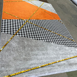 Durevole moderno minimalista HD stampato <span class=keywords><strong>tappeto</strong></span> per uso domestico Hotel in poliestere peluche in lattice geometrico comodino decorazione tavolino - Product Image 4