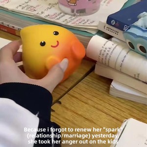 Cute <b>Fire</b> Man Pinch Le Slow Rebound Stress Release Decompression Toy PU for Ages 14+ - Product Image 6