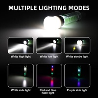 Lampe torche LED rechargeable ultra-lumineuse pour extérieur, porte-clés EDC, étanche, magnétique, 1000+ lumens