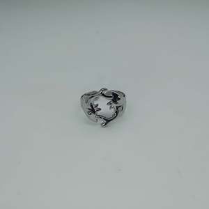 Fashion <b>Rings</b> 316L Stainless Steel PVD Gold Plating Sustainable Resistant Design For Women <b>Men</b> Jewelry - Product Image 1