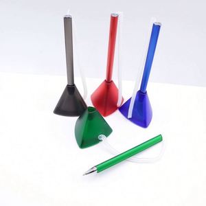 Bolígrafo Promocional de Plástico con Cadena, Bolígrafo Publicitario para Negocios, Bancos, Escritorios, Hoteles, con Impresión de Logotipo - Product Image 1