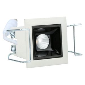 Hiện đại không đối xứng trắng đen 10W 20W 30W LED ánh sáng 110V 220V lõm tại chỗ 3cct chuyển đổi nhôm lưới tản nhiệt cửa hàng Downlight tuyến tính - Product Image 3