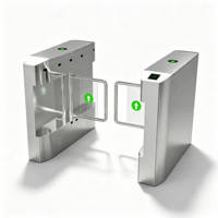 Torniquete Bidireccional Completamente Automático, Control de Acceso de Entrada y Salida, Barrera Abatible de Acero Inoxidable, Torniquete de Seguridad