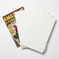 Sacs et cartons de protection pour bandes dessinées en Mylar de qualité supérieure, lot de 100, avec cartons de support robustes et pochettes archivistiques BOPET de 2 mil pour les époques Silver Age