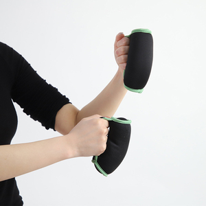 Bolsa de arena suave de <span class=keywords><strong>neopreno</strong></span> personalizada de 1 libra y 2 libras, pesas de mano con mancuernas, pesas de muñeca y tobillo para mujeres, Pilates - Product Image 5