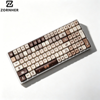 Teclado Mecánico Zornher ZH100 Logic Cat, Inalámbrico, Diseño de Gatito Rosa, 98 Teclas, RGB, para Juegos, para Chicas