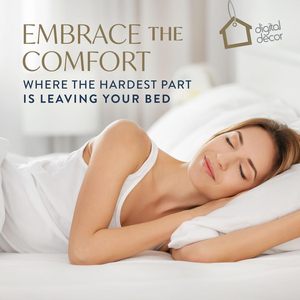 Almohadas de Lujo 100% Algodón, 2 Piezas, Almohadas de Cama Hipoalergénicas y Refrescantes, Alternativa al Plumón, Soporte Medio para Dormir de Lado y Boca Arriba - Product Image 4