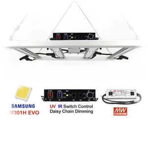 Samsung LM301H EVO LED Grow Bars 240w Full Spectrum Switch Control UV IR Lamp Light Luces Aluminum Alloy Lm800 Pro Ce Rohs 50000