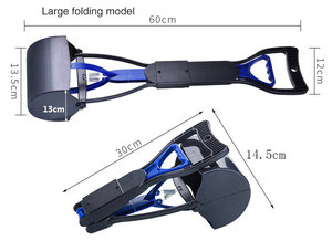 Pelle à crottes pour chiens sans contact, outil de nettoyage écologique pour chiens avec collecteur d'excréments, pince à déchets pour chiens, vente en gros - Product Image 4