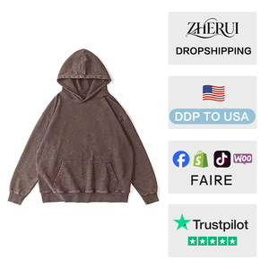 Nueva Chaqueta de Invierno Moderna con Logotipo Personalizado, 100% Algodón, Lavado Ácido, Estilo Desgastado, Sólida, Hip Hop, Transpirable, Resistente al Viento, con Bolsillos - Product Image 2