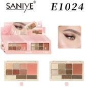 Palette di ombretti Saniye E1024 Multicolore ad alta pigmentazione, finitura opaca, formula minerale per tonalità di pelle media - Product Image 1