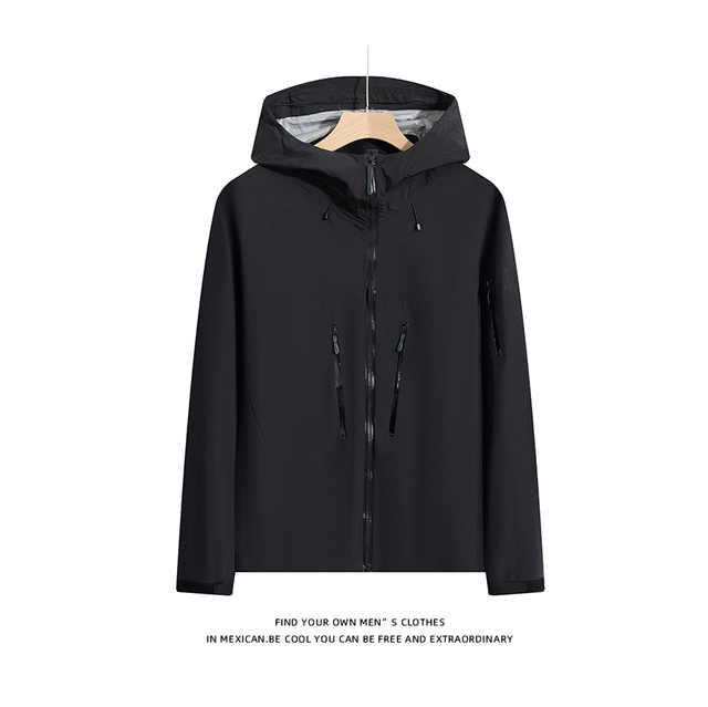 Men's Army-Style Leather Jacket Long Pullover Hooded Winter Coat New Release Autumn Season Custom Brand Jacket