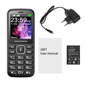 Nouveauté T1807 Mini téléphone portable original avec clavier 1,77 pouces avec réseau 4G, téléphone bas de gamme à double <span class=keywords><strong>SIM</strong></span> Nano - Product Image 6
