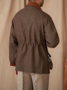 <span class=keywords><strong>Giacca</strong></span> Bomber da <span class=keywords><strong>Uomo</strong></span> ODM Casual Vintage Stile Britannico in <span class=keywords><strong>Velluto</strong></span> <span class=keywords><strong>a</strong></span> <span class=keywords><strong>Coste</strong></span> Vestibilità Slim-Fit Versatile per Autunno Inverno Design Caldo Tre Stagioni - Product Image 5