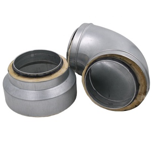 <span class=keywords><strong>Tuyau</strong></span> de panneau de conduit pré-<span class=keywords><strong>isolé</strong></span> de climatisation HVAC et accessoires de conduit en spirale - Product Image 3